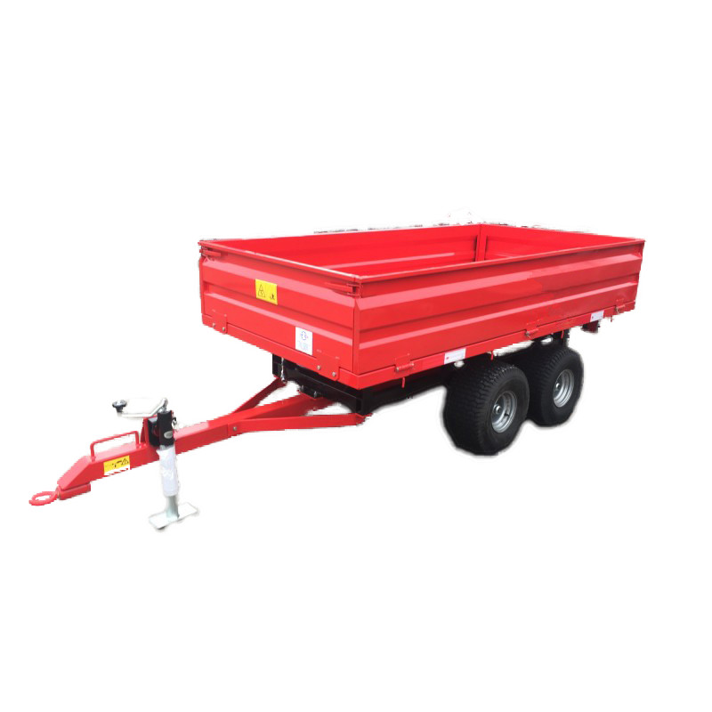 4 wheels tractor farm tipping trailer - Image 3