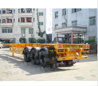40 ft Three-Axis Skeleton Semi-Trailer Truck