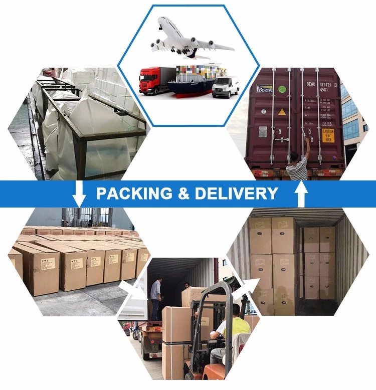 Logistics and shipping process illustration