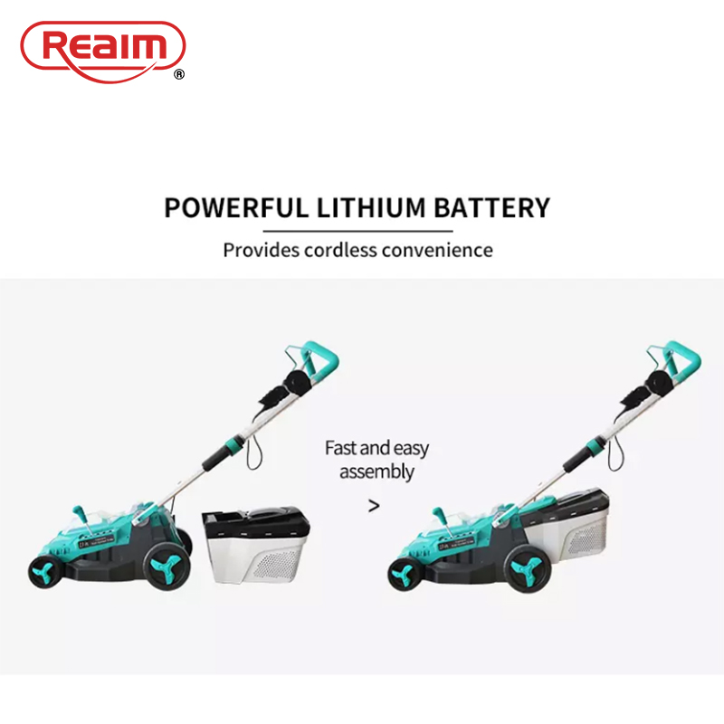 Cordless Electric Lawn Mower with 40V Lithium-Ion Battery