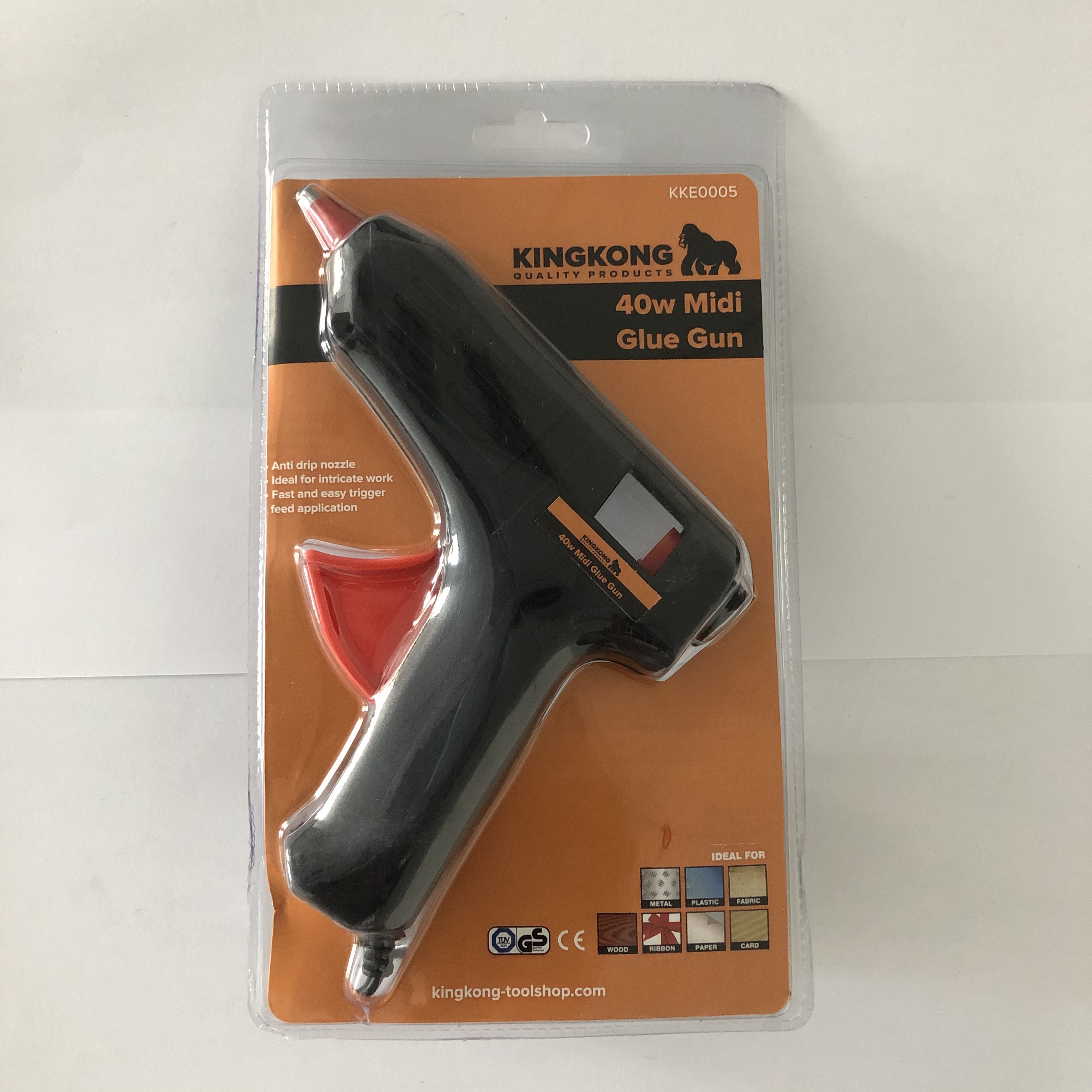 40W Hot Melt Glue Gun with Anti-Drip Nozzle