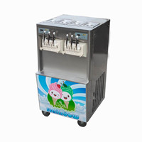 Soft Serve Ice Cream Machine with Dual Compressors