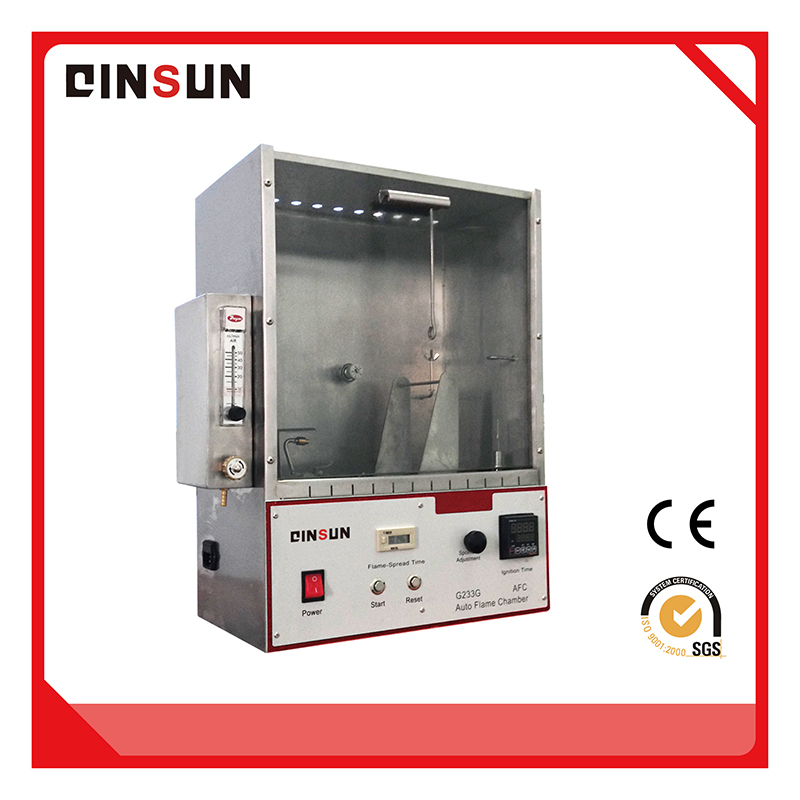 45 Degree Flammability Tester