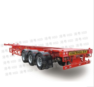 45 ft Triaxial Goose Neck Skeleton Semi-Trailer Truck