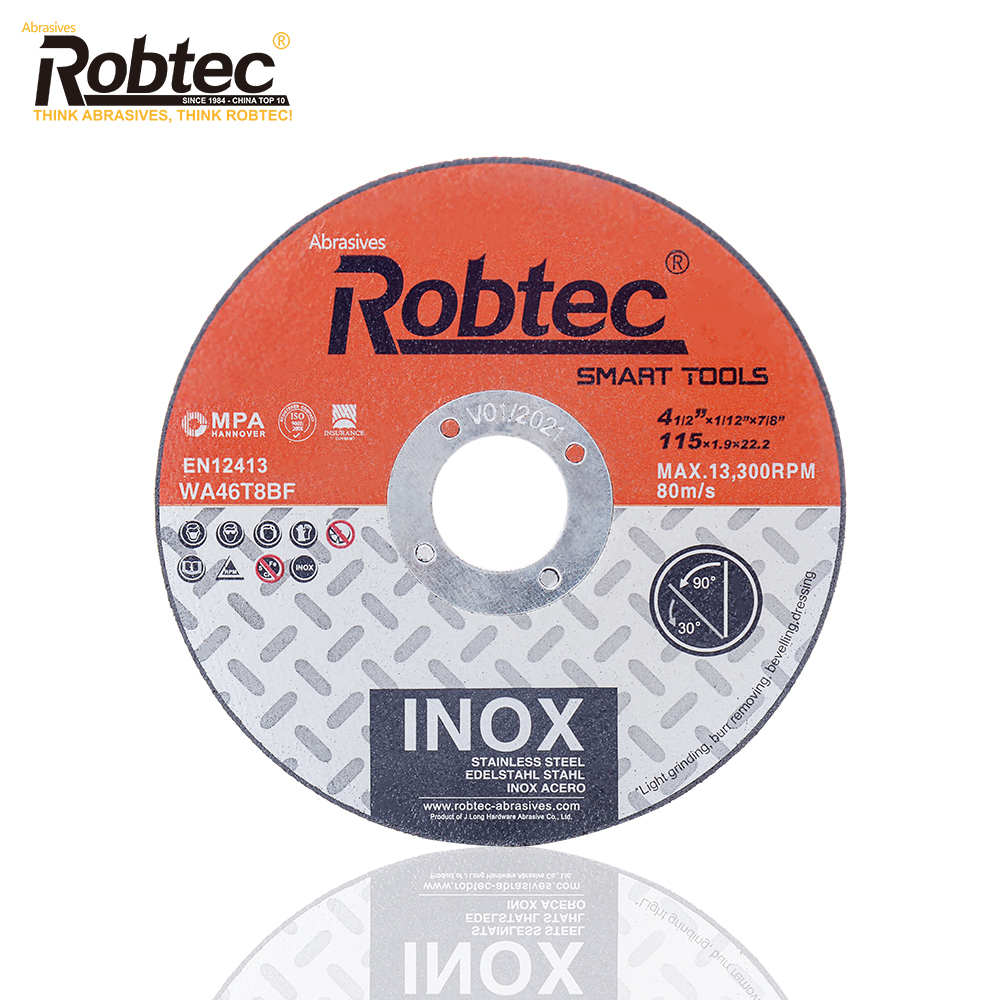 4.5" SMART TOOLS Cutting&GRINDING disc for stainless steel/inox 115x1.9 - Image 2