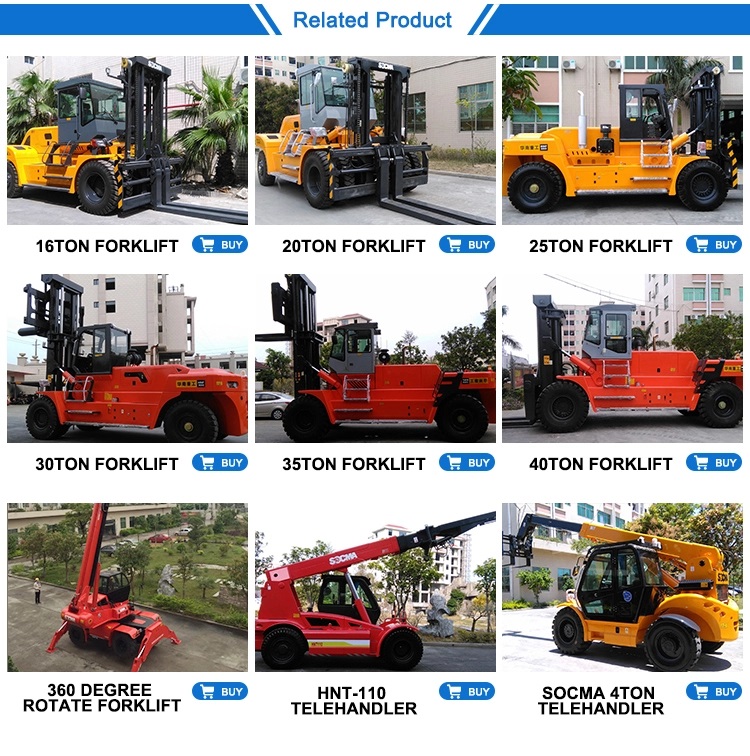 Range of heavy-duty forklift models
