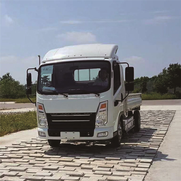 Electric truck road testing
