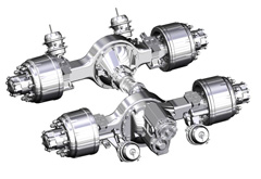470 Series Single Reduction Axle for Heavy-Duty Vehicles