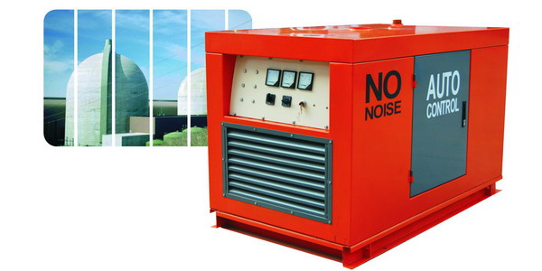 Industrial Power Generator with Noise Reduction