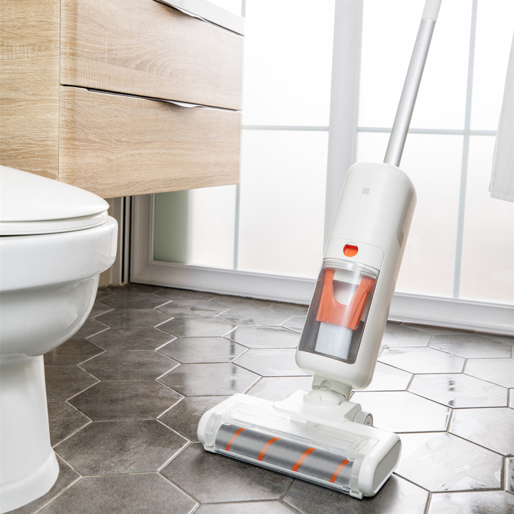4in1 Rechargeable Low Noise Washing Mopping Cordless Handle Filter Wet Dry Floor Cleaner - Image 2