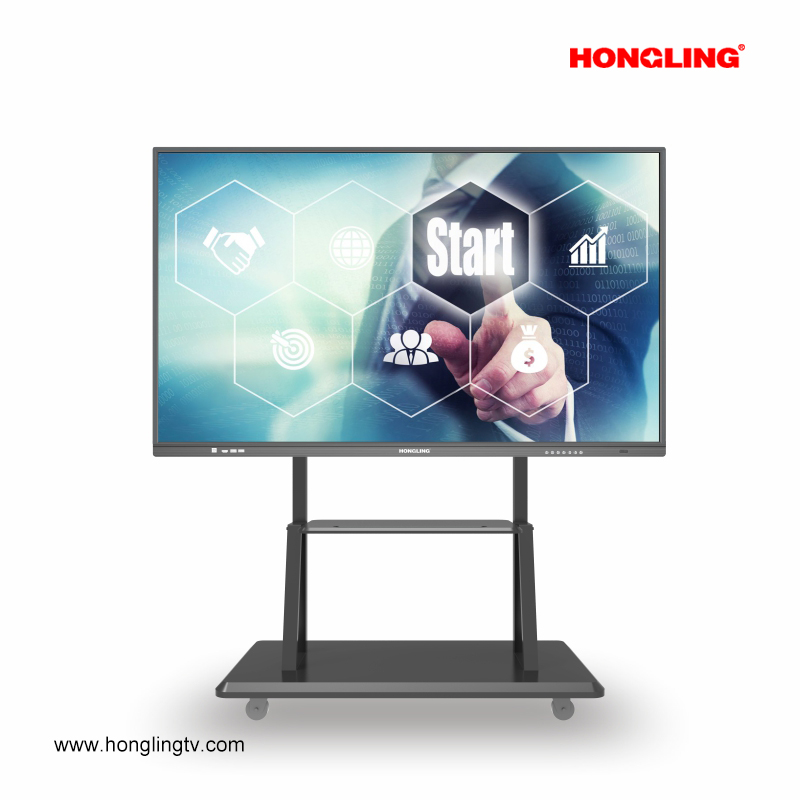 4K Dual-System Smart Meeting room conference monitor interactive flat panel for business - Image 2