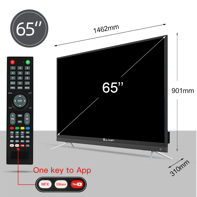 Product Dimensions and Remote