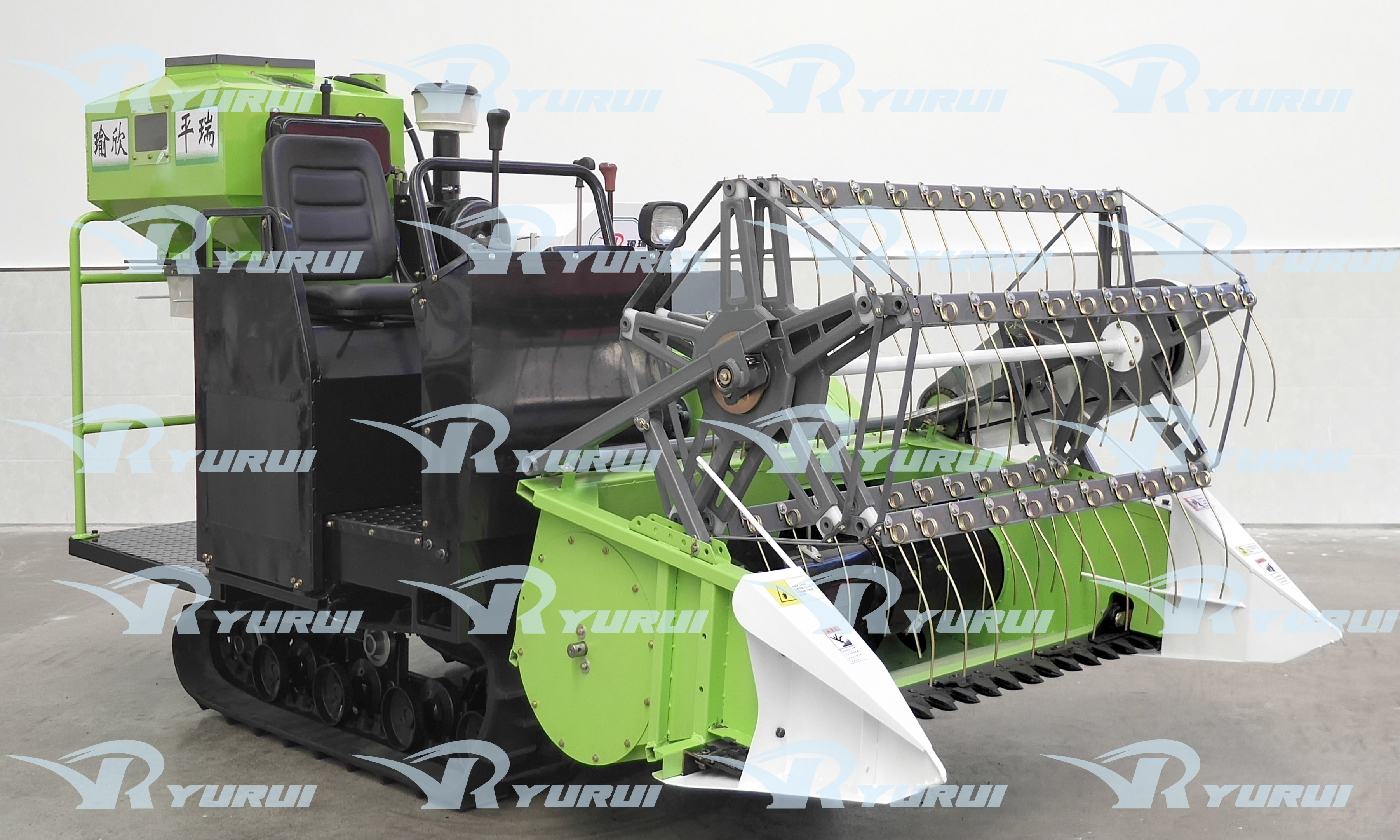 4LZ-1.5 YURUI small type rice and wheat harvester - Image 3