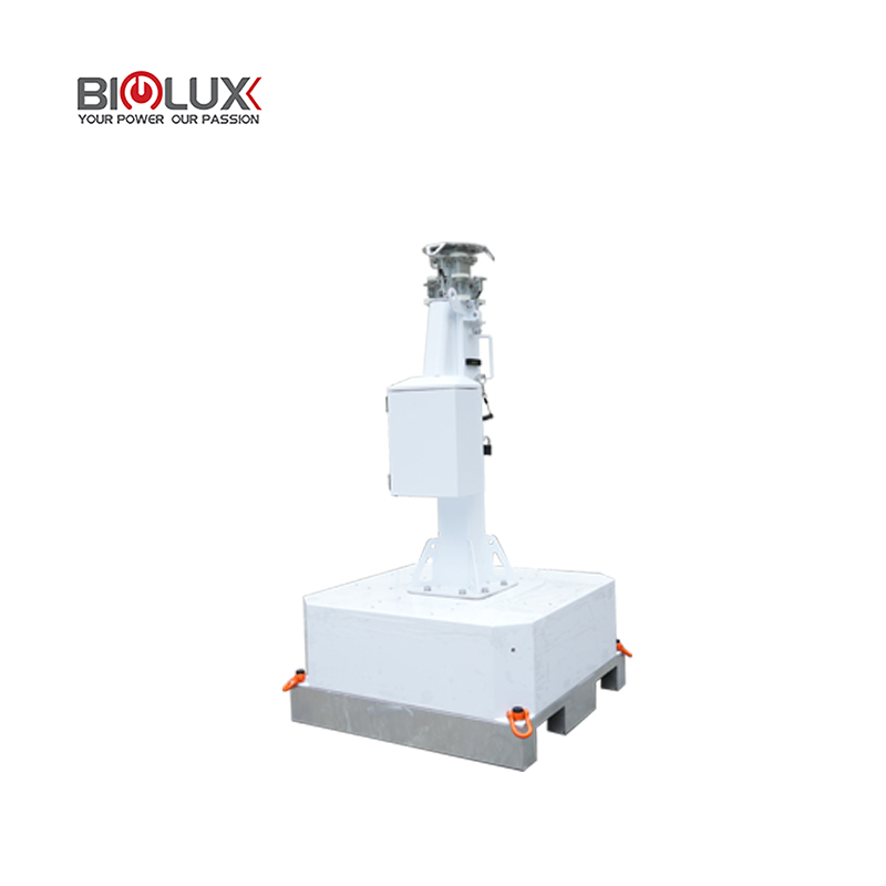 4m Square Manual Telescopic Mast and Base for Solar Street Light and Solar CCTV - Image 2