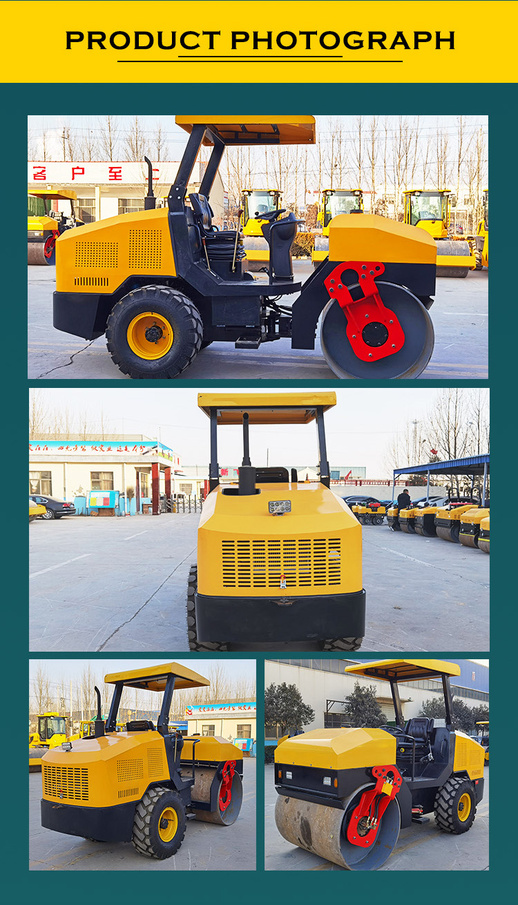 Full product photograph of the 4-ton road roller