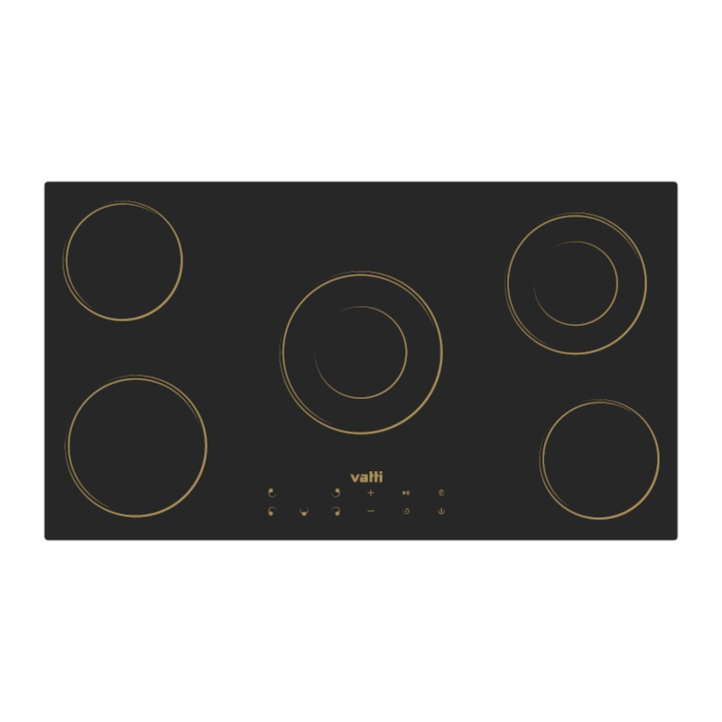 5 Cooking Zones Built-in Ceramic Hob - Image 2