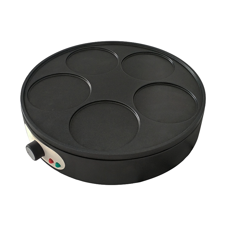 5-slice Non-stick Electric Round Crepe Maker Pancake Maker - Image 2