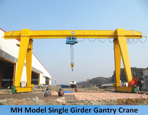 MH Model Single Girder Gantry Crane