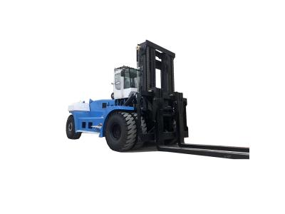 50-Ton Heavy-Duty Forklift with Roll Prong Attachment