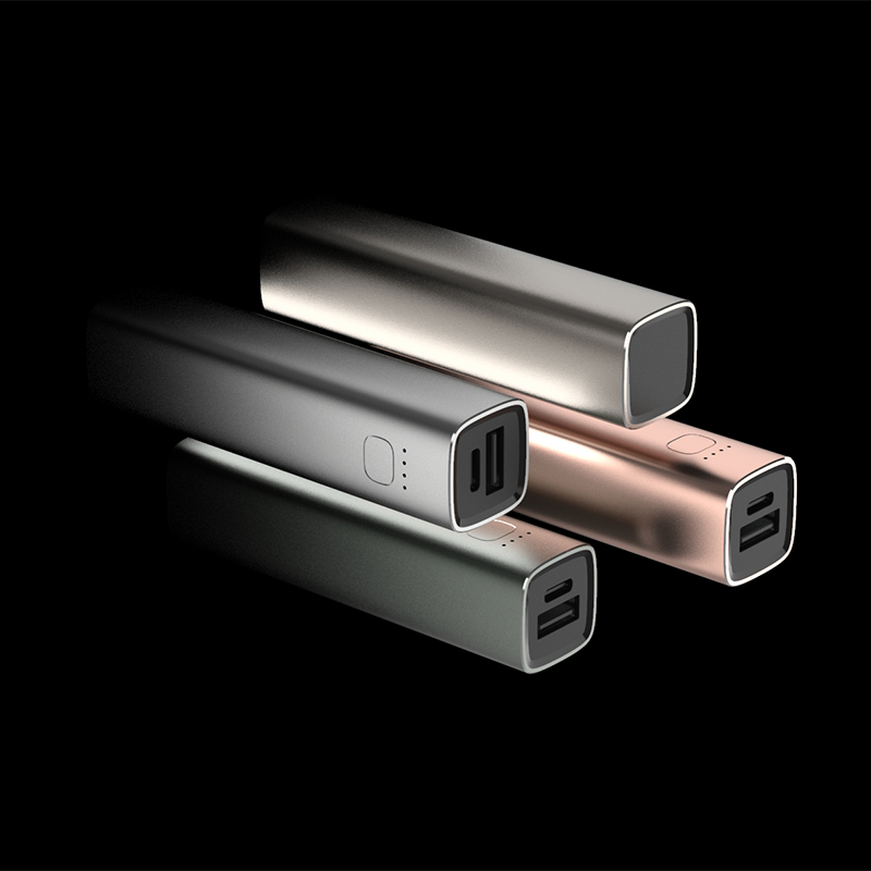 5000mAh fast charge Powerbank metal - Image 3