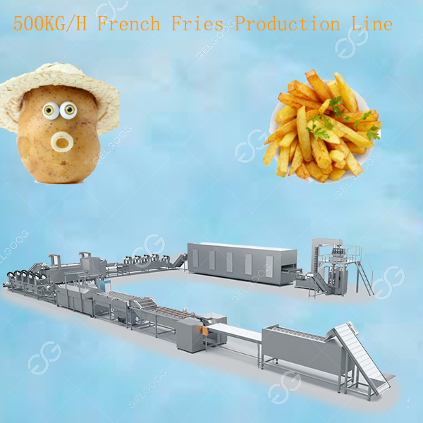500kg/h Frozen French Fries Production Line Price - Image 2