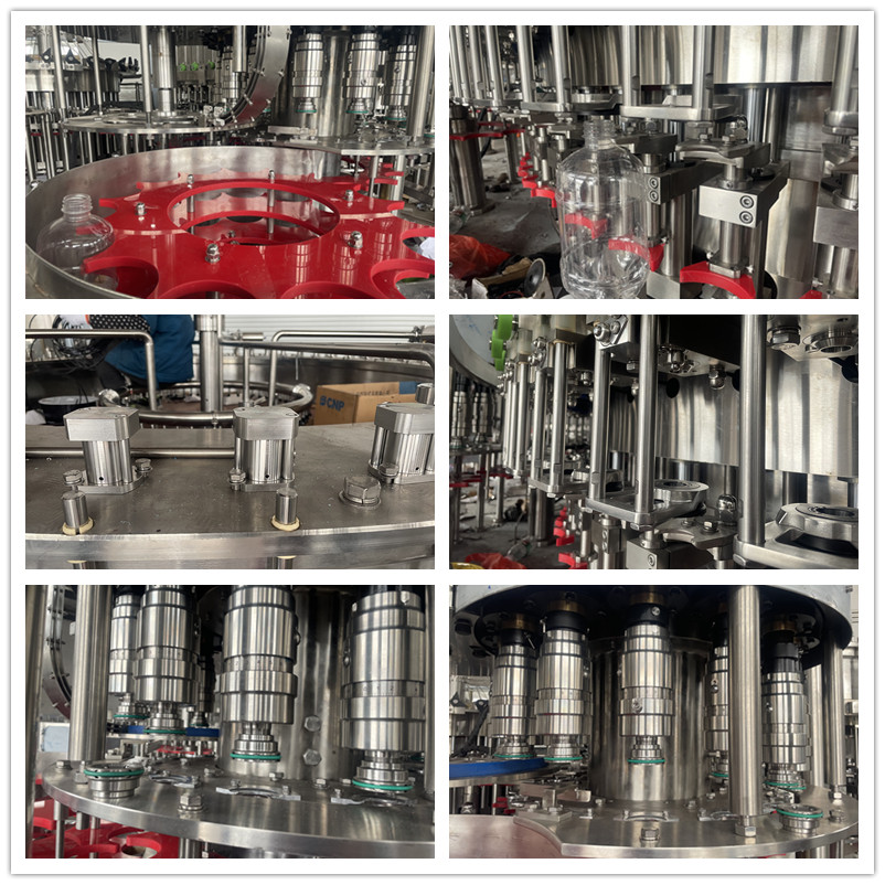 Automatic rotary water filling machine with stainless steel construction