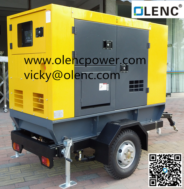 50kW Trailer Mounted Diesel Generator