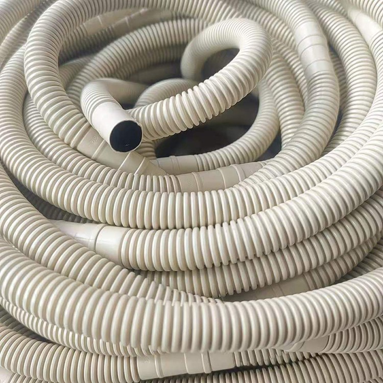50m UV air conditioner PVC corrugated drain pipe 164ft ac plastic flexible drain hose - Image 2