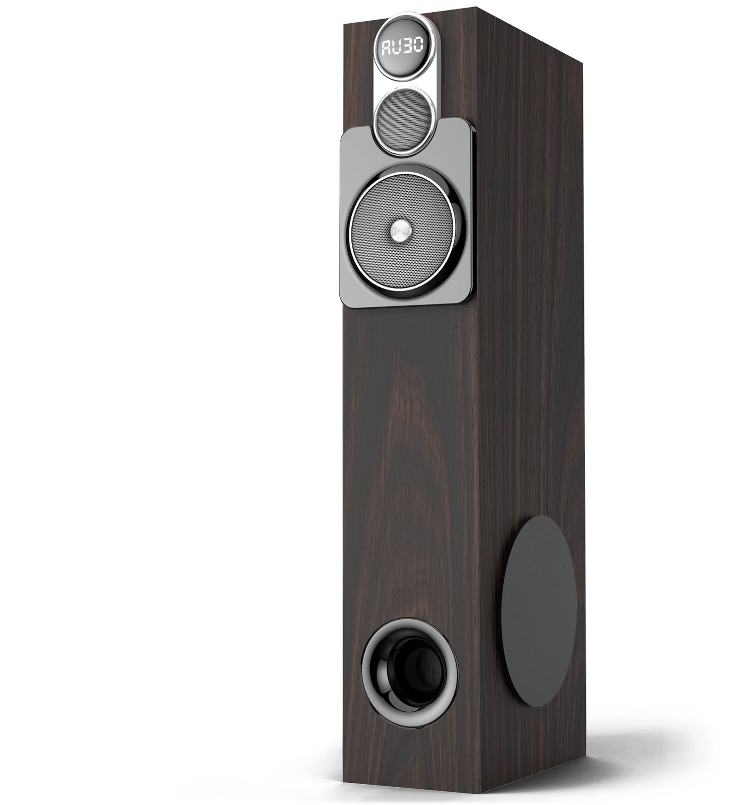 50w Home karaoke bluetooth tower speaker with LED Display Remote Control MIC Jack - Image 2
