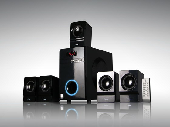 5.1 Channel Multimedia Speaker System with Remote Control