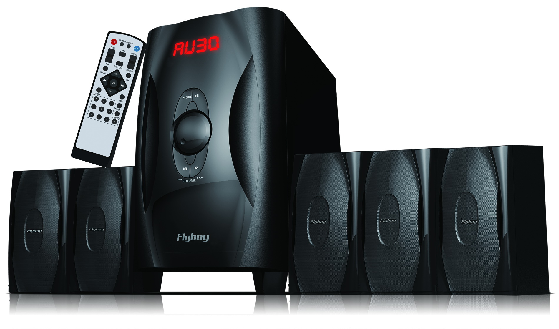 5.1 Surround Sound Speaker System with Subwoofer
