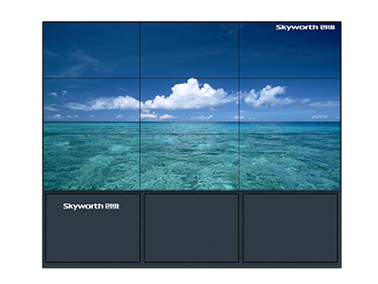 55-Inch LCD Video Wall with 0.8mm Bezel