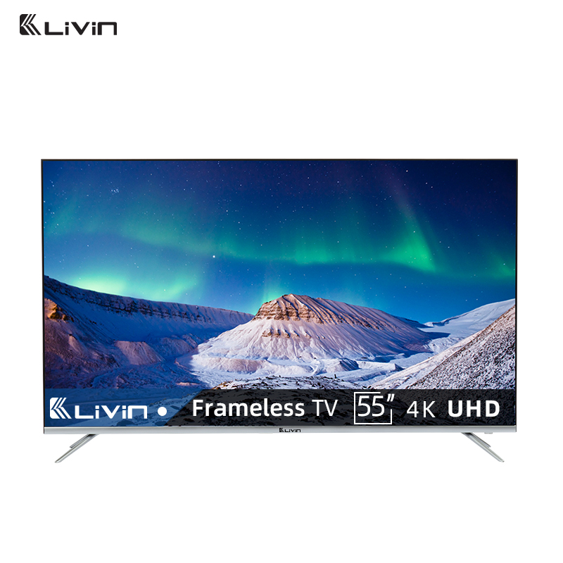 55 inch frameless 4k smart led tv with voice control - Image 3