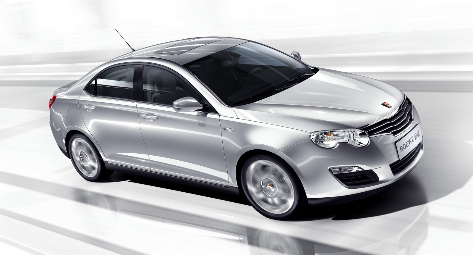 Silver Compact Car with Aerodynamic Design