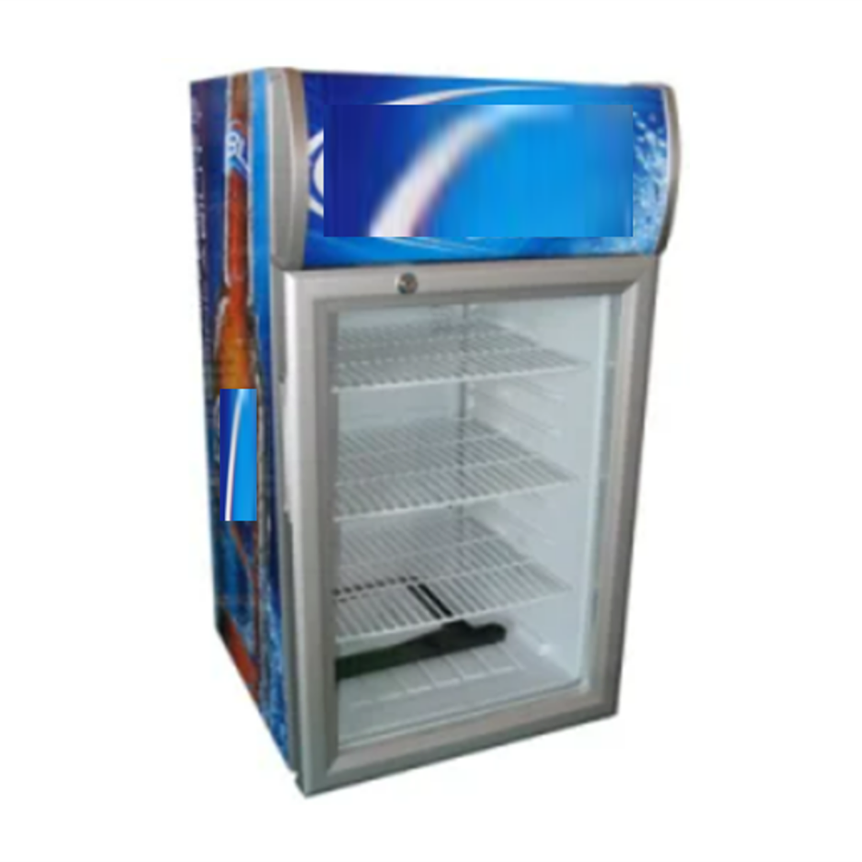 55L Beverage Display Refrigerator with Light Box