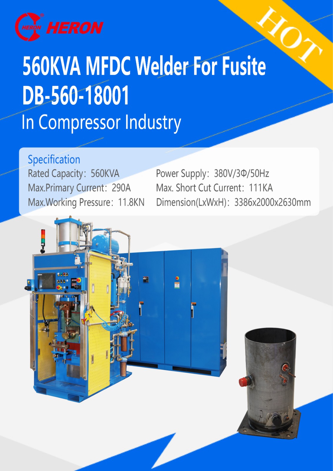 560KVA MFDC Resistance Spot Welder