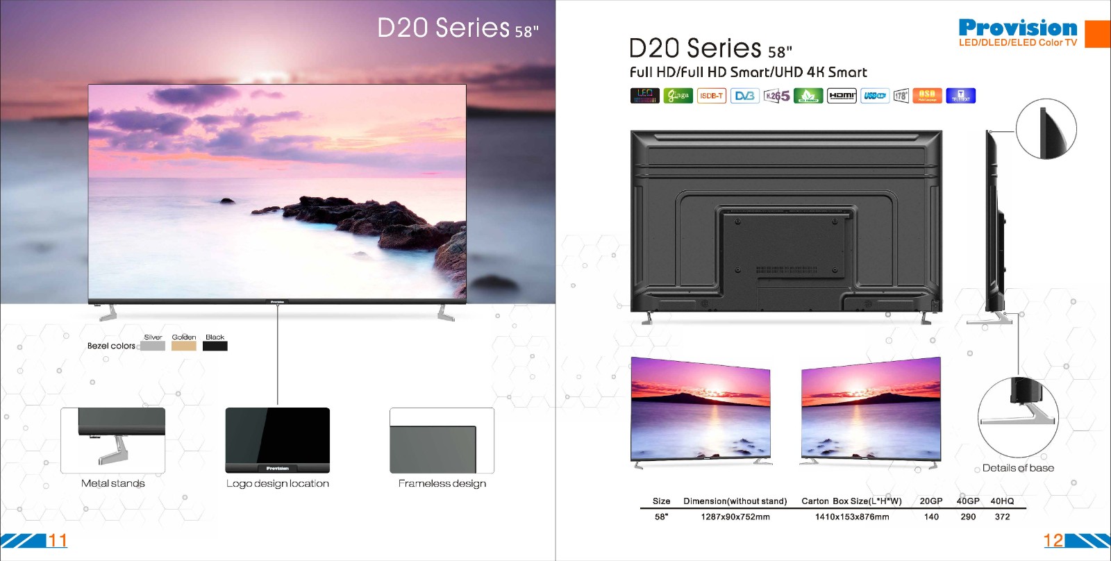 58-Inch 4K UHD Frameless LED Television