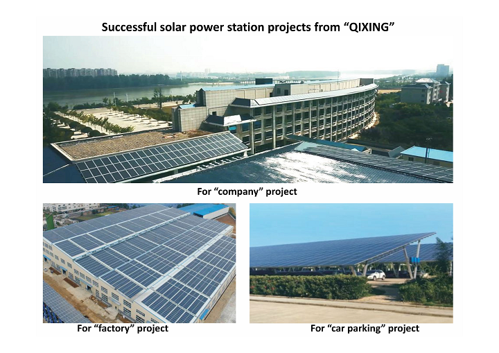 Industrial and parking solar projects
