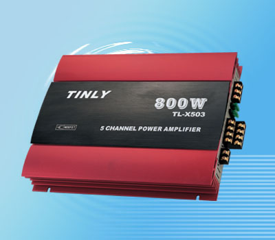 5-Channel 800W Car Audio Amplifier