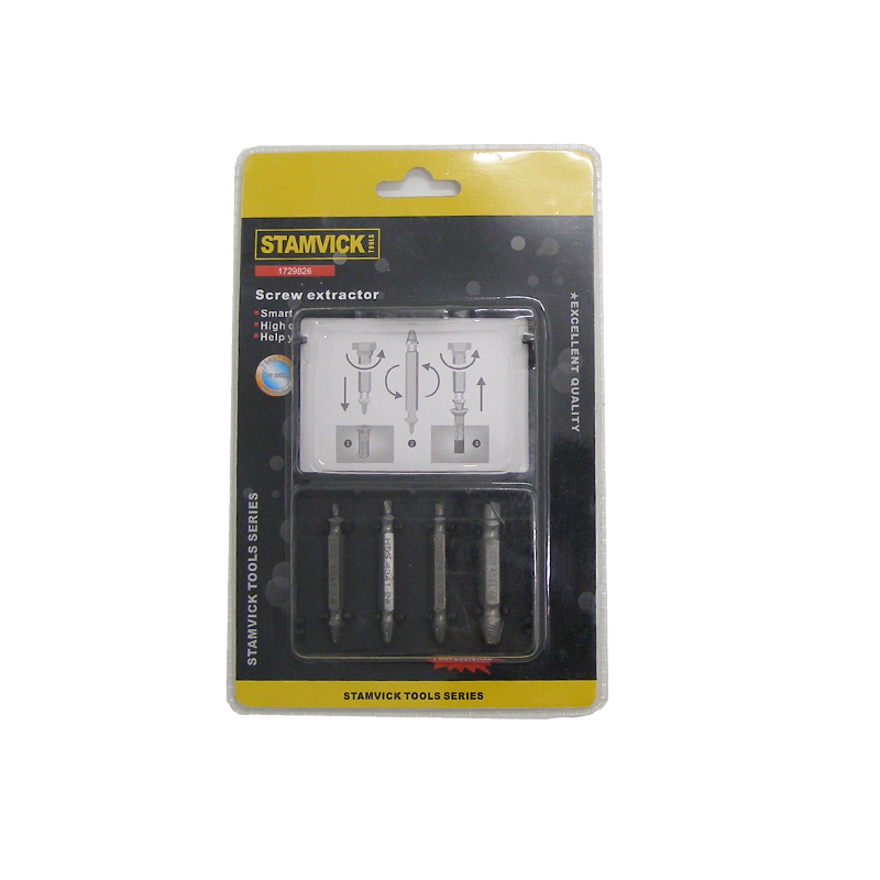 Screw Extractor Set for Damaged Screws