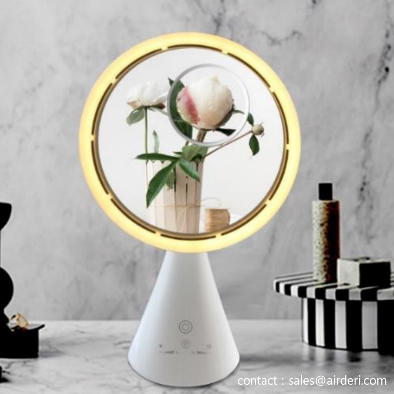5X Magnification LED Makeup Mirror with Cooling Fan