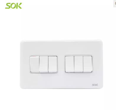 6-Gang 1-Way Light Switch