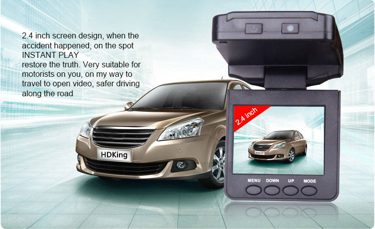 2.4 inch screen car DVR