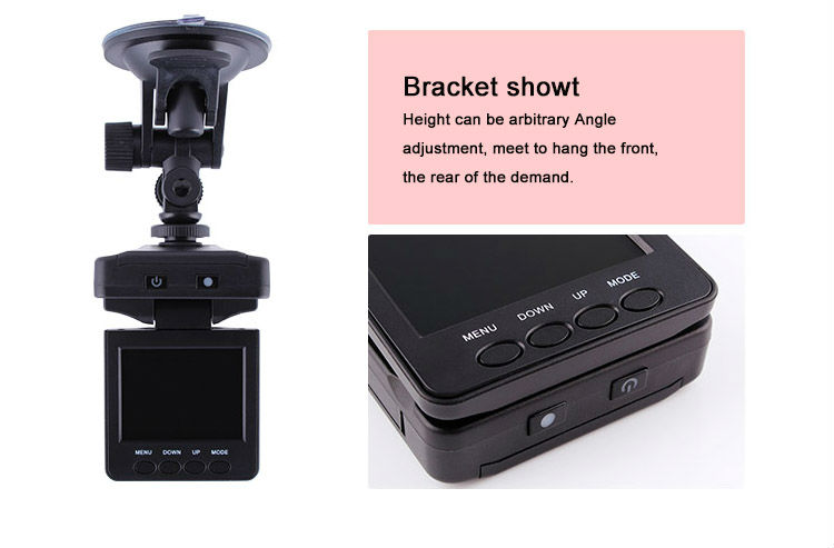 Adjustable suction cup bracket for car DVR