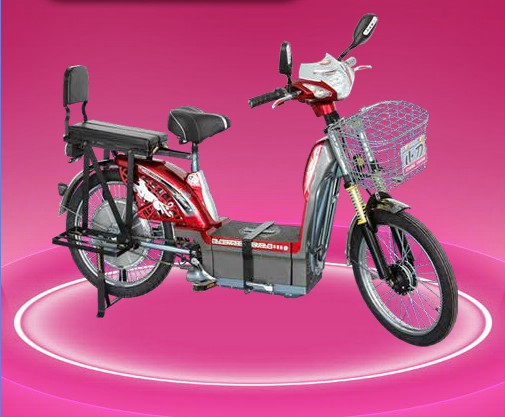 60V Electric Commuter Bike with Basket and Rack