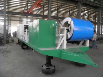600-305 Complete Hydraulic Arch Metal Sheet Roofing Roll Forming Machine - Image 2