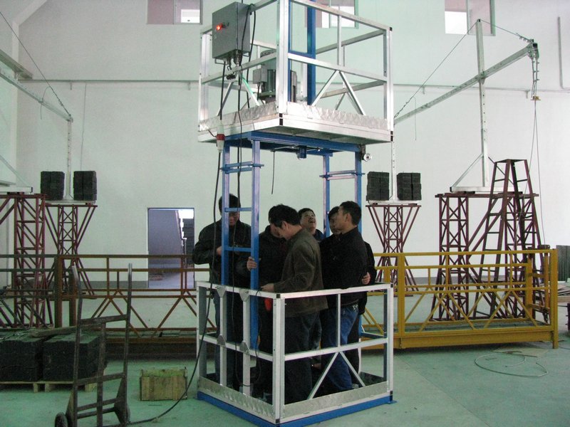 600kg Capacity Suspended Elevator Installation Platform