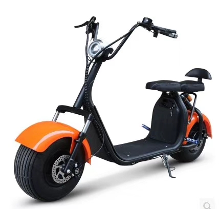 60V 12AH Rang:40-48KM EEC COC Fat Tire Electric Scooter for adults 18 inch widewheel Elect - Image 3
