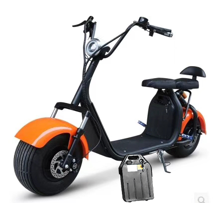 Side view of the 60V Fat Tire Electric Scooter