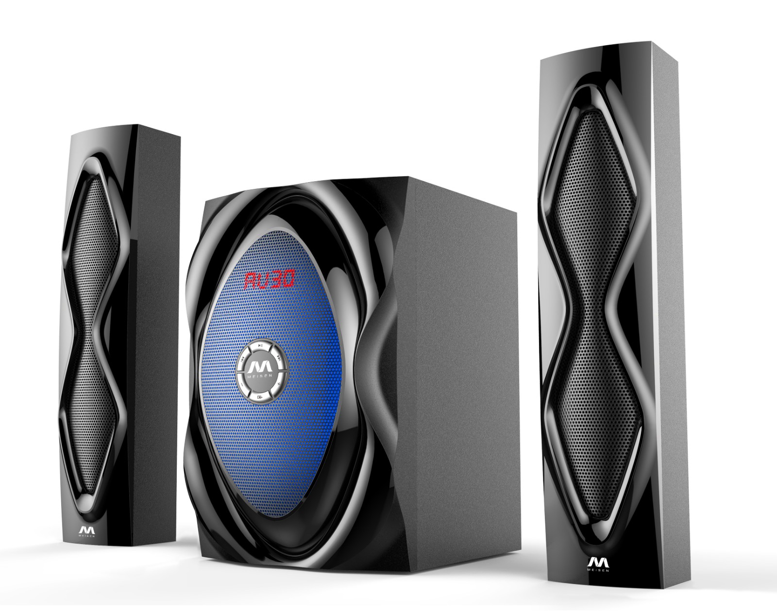 60W Sound Bars with Bluetooth AUX IN USB/SD Playback FM Radio LED Display Remote Control - Image 3